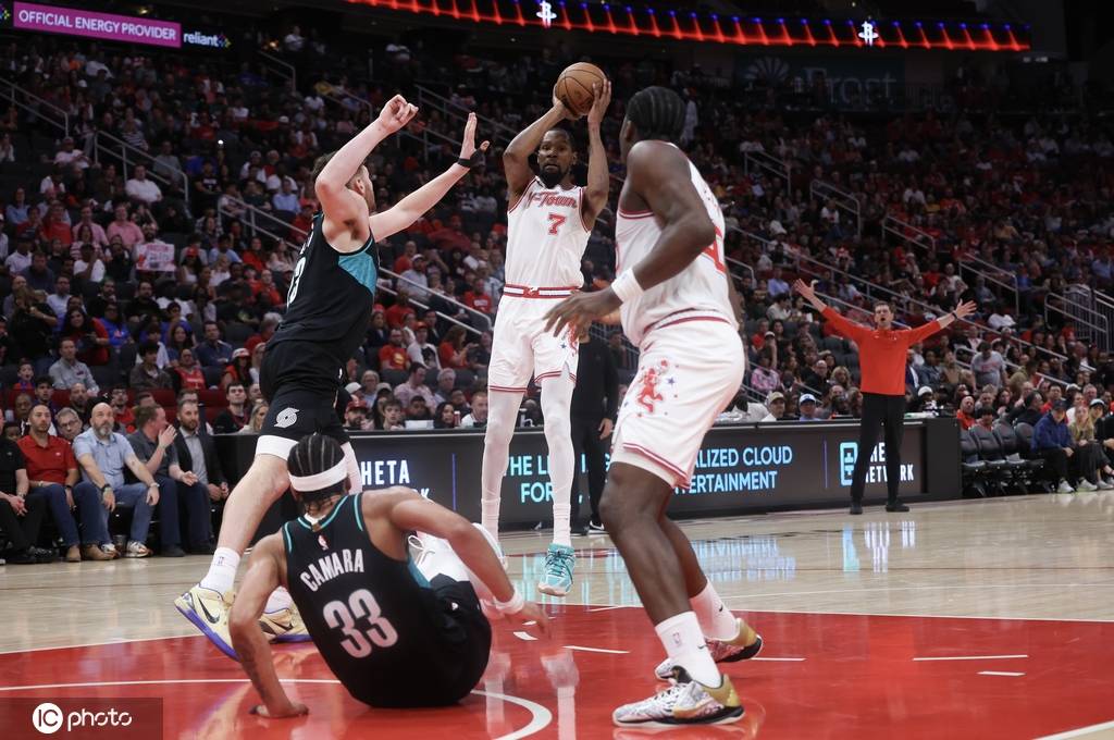 申京28+6杜兰特20+8+5 火箭末节发力击退开拓者